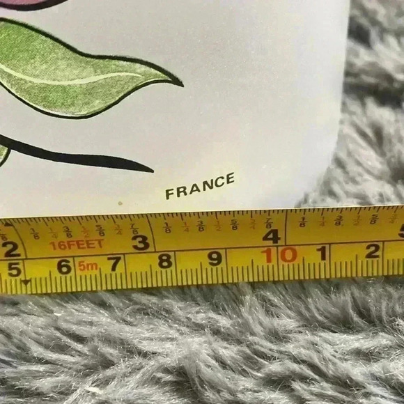 Vintage 80s Fruit Pattern Frosted Glass Pitcher Dartington France - Picture 15 of 16